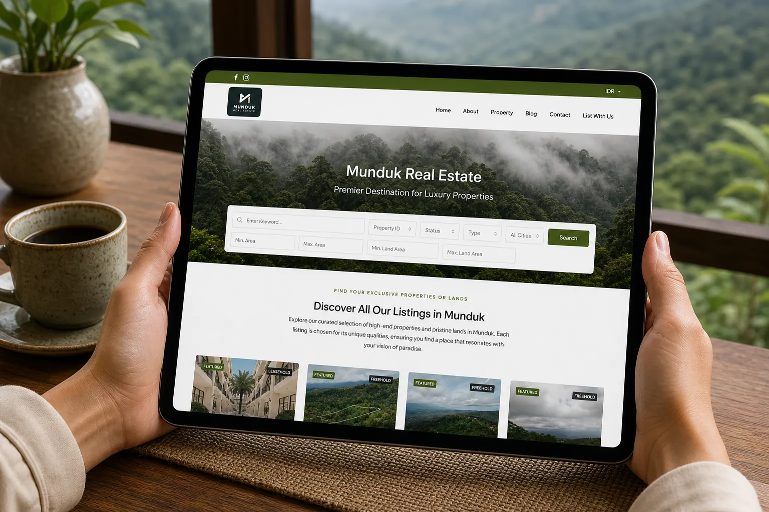 Munduk Real Estate mockup 4